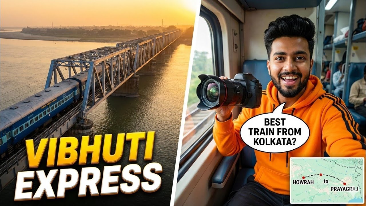Kolkata to Varanasi Overnight |12333| Vibhuti Express Full Journey 