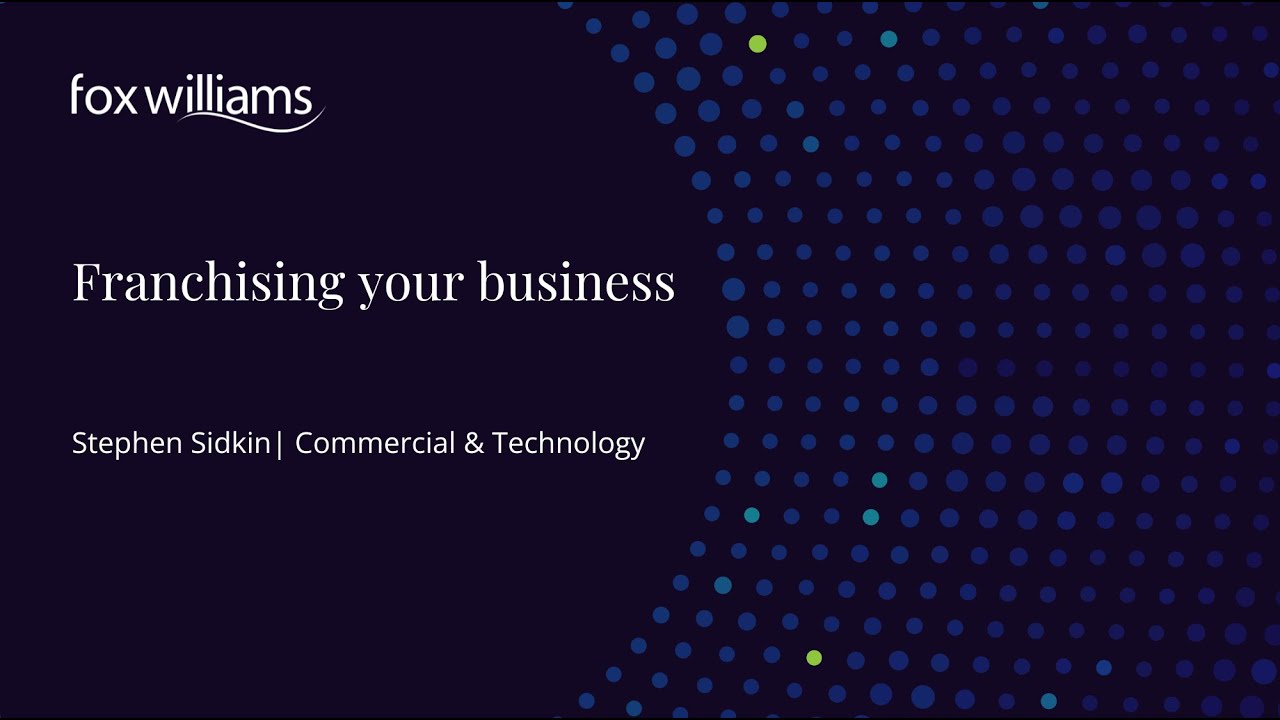 Franchising your business