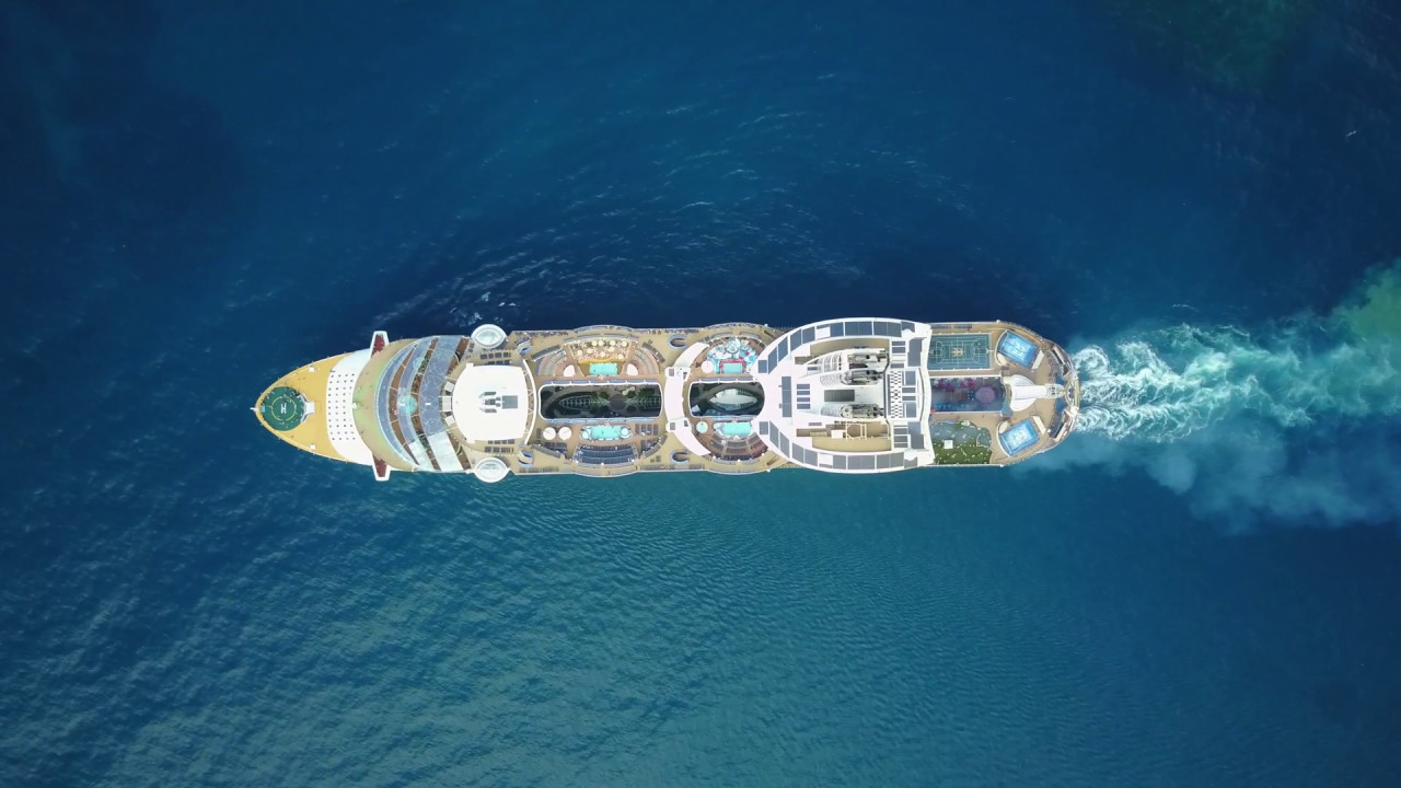 Cruise Ships From Above - 4K Dji Mavic Pro Footage