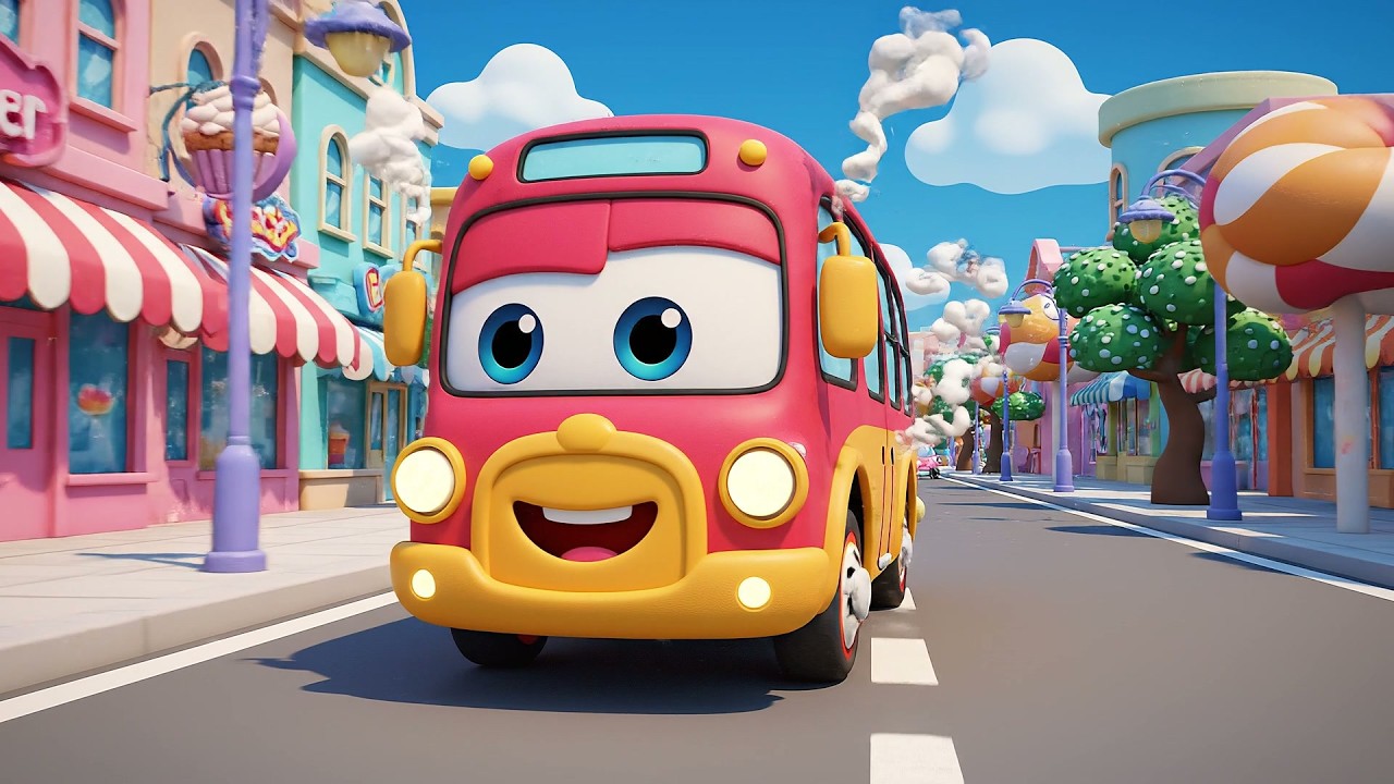Desafío de Aventura Urbana del Autobús | Canciones de Ciudad y Rimas para Niños
