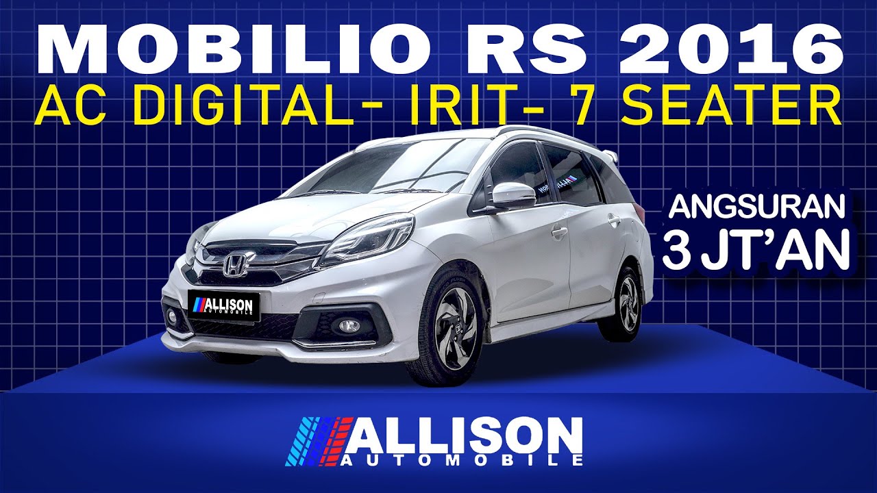 🔴IRIT & MUAT BANYAK‼️HONDA MOBILIO RS 2016 ANGSURAN CUMA 3 JUTAAN‼️