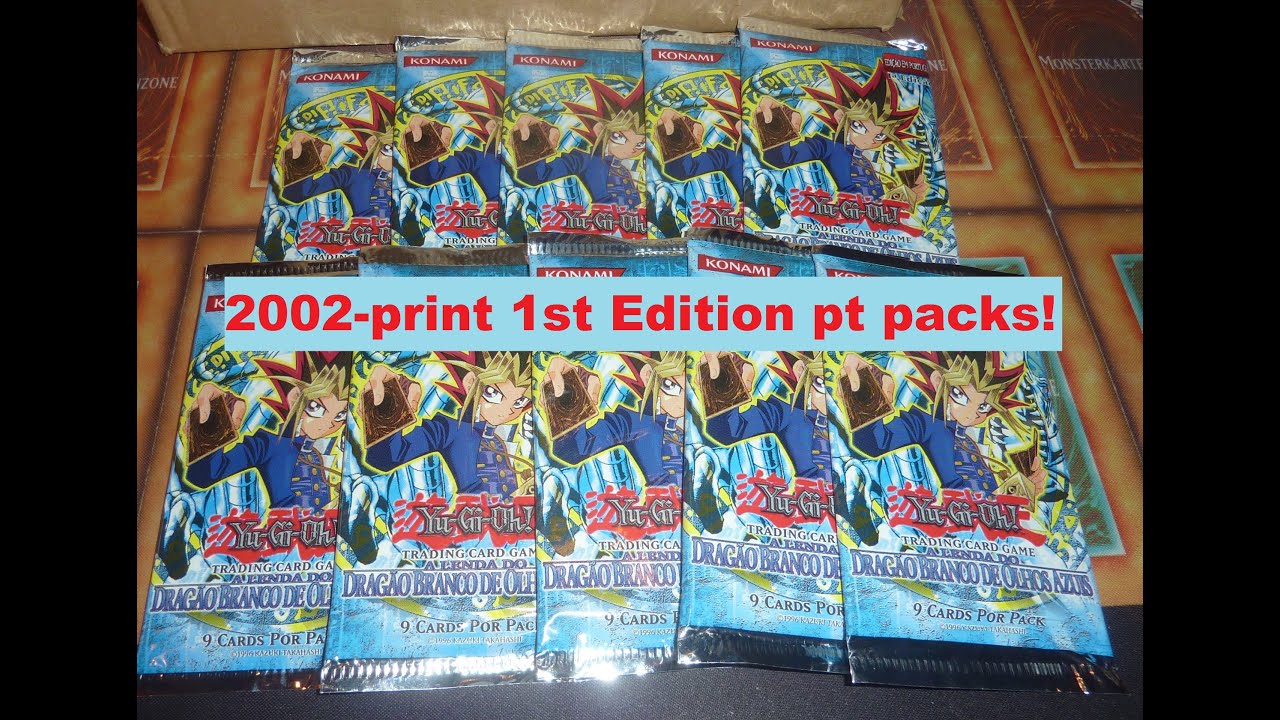 Yugioh 1st Edition LOB (pt) packs opening - I pulled the MOST NOSTALGIC card for myself