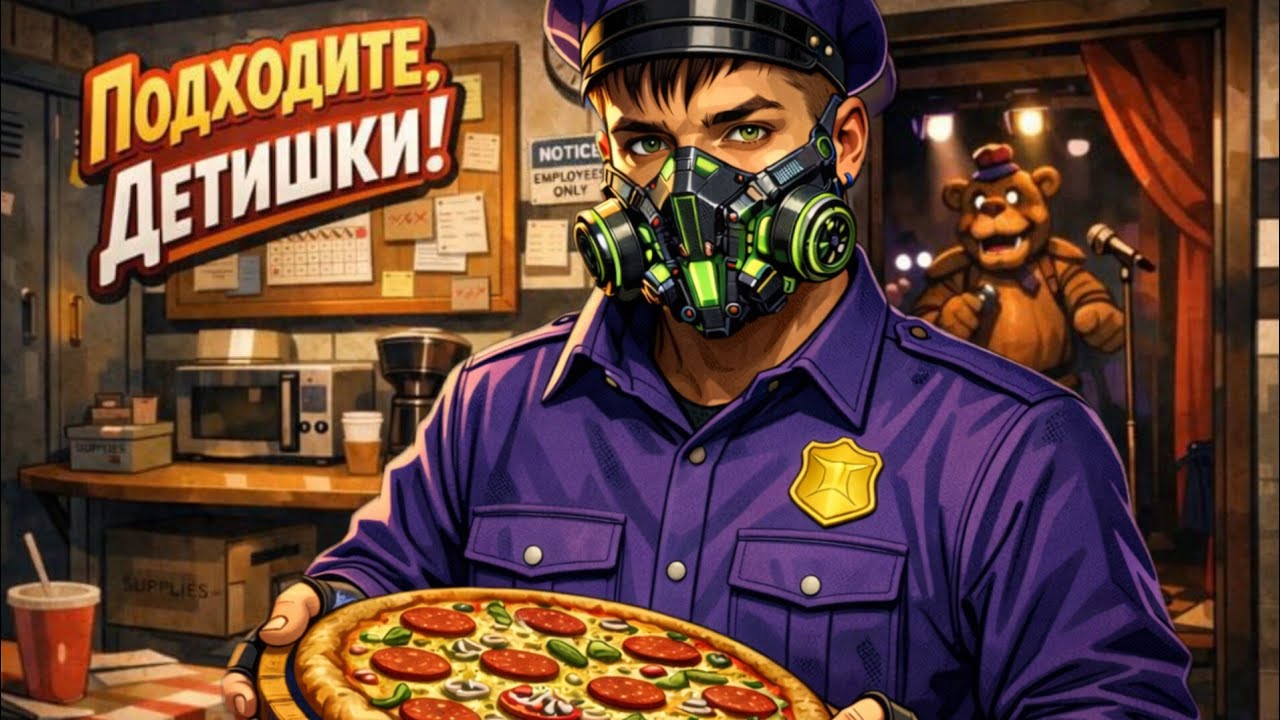 24 часа из жизни Фиолетового парня | killer in perple 2