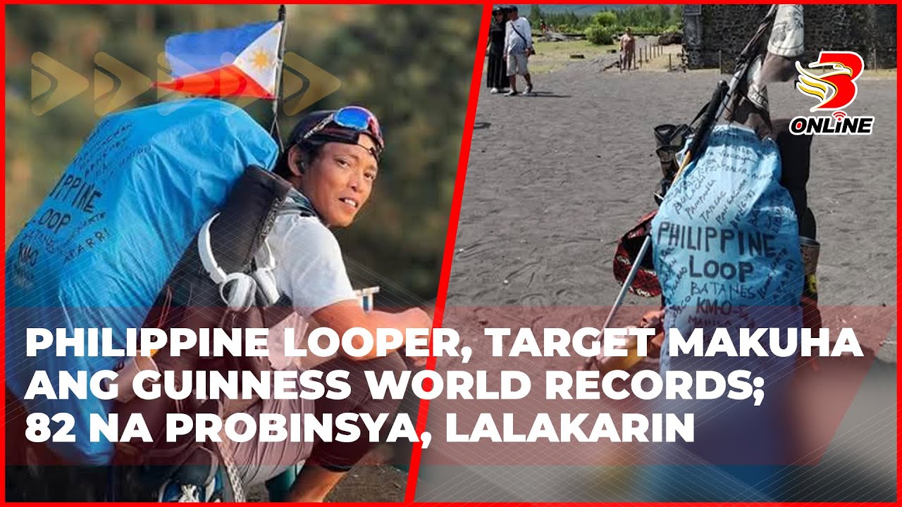 Philippine Looper, target makuha ang Guinness World Records; 82 na probinsya, lalakarin