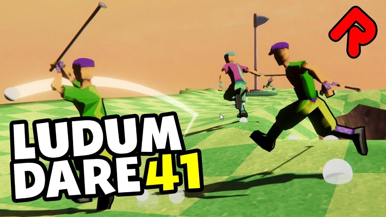 Best Ludum Dare 41 Games #10: Ace Golf, PlatSCII, Ultimate Hero Sim, Shotgun Coloring, Gem Labyrinth