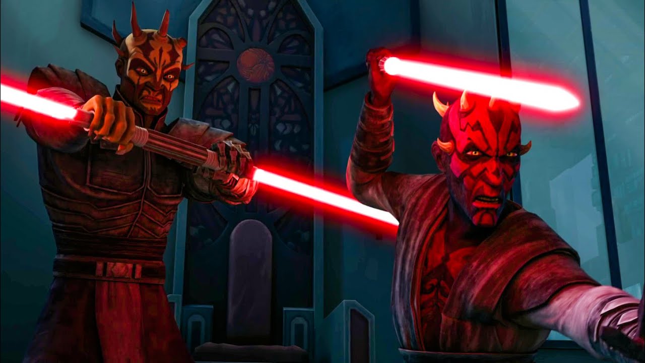 Darth Maul y Savaje Opress vs Darth Sidious | Star Wars The Clone Wars | (Audio latino) [HD]