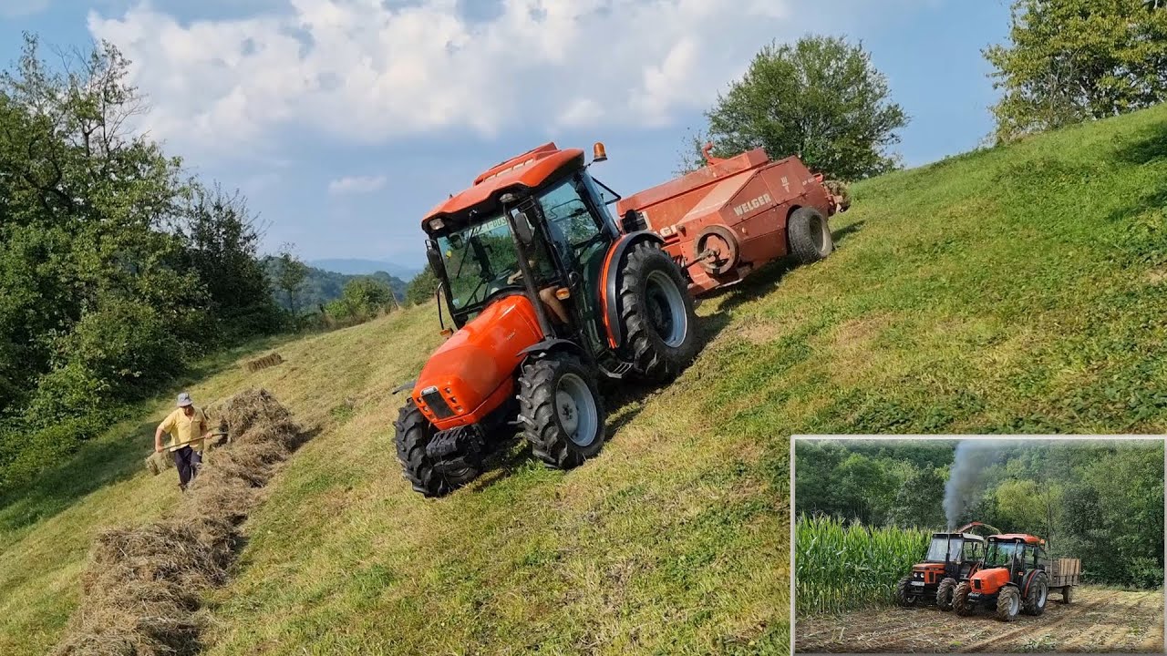 Same Argon 80 - Baliranje u strani & Zetor 6245 - Silaža kukuruza *feat. Mahindra 7030 4WD*