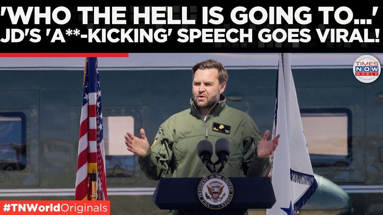 WATCH: VP JD Vance's Addresses Marine Corps At Quantico With Jokes And Promises! | Times Now World