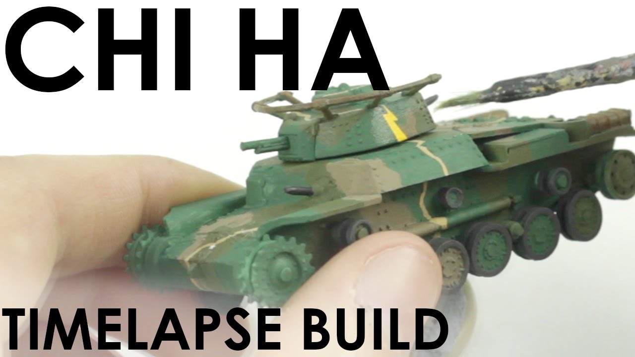Сборка Airfix Chi Ha - Модель танка
