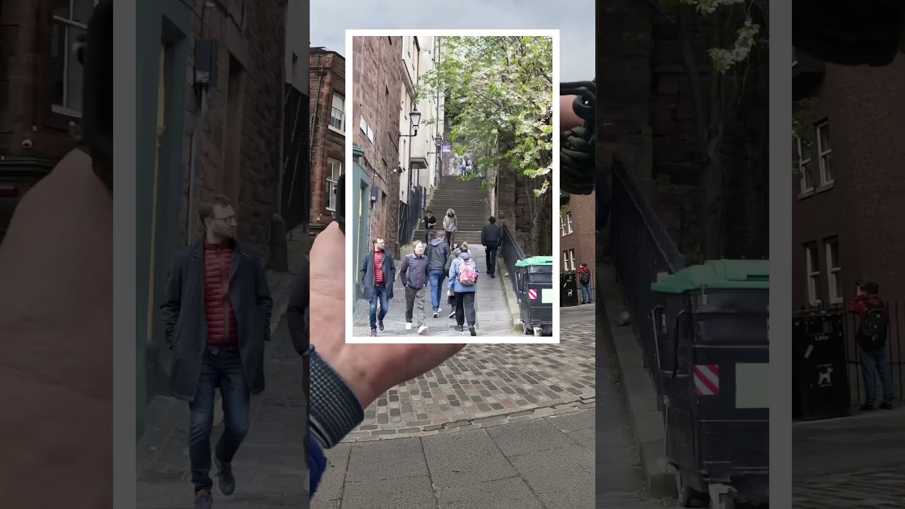 Before and after street photography in #edinburgh! #photography #povphotography #streetphotography