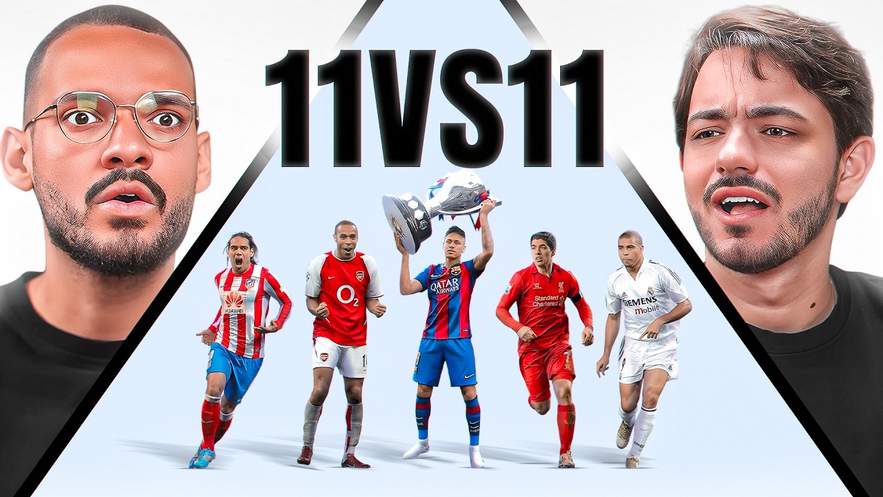 11 VS 11 PREMIER LEAGUE VS LA LIGA (LEYENDAS)