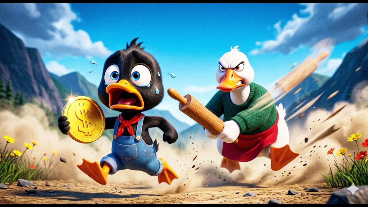 He Stole the Gold Coin    Then the Farm Witnessed a Miracle! 🦆😭💰✨