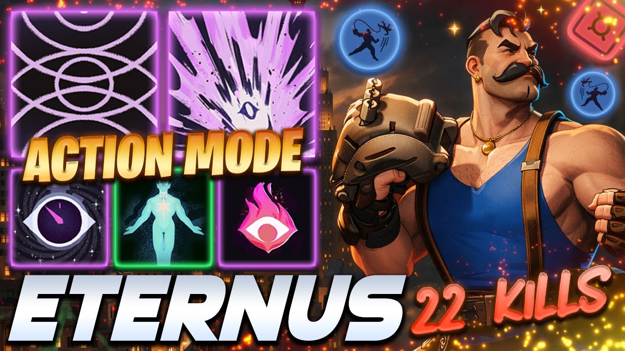 Eternus Lash ACTION MODE 22 KILLS - Deadlock Pro Gameplay & Guides [Watch & Learn]