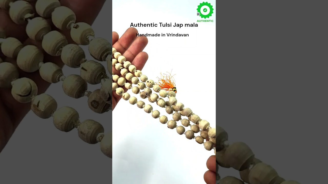Sanskar Gallery | Orignal Junglee Tulsi Mala 8MM Size for Jaap 