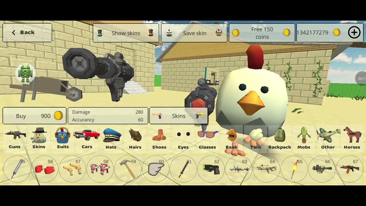 hacker chicken gun 5.0.0.2 mod menu
