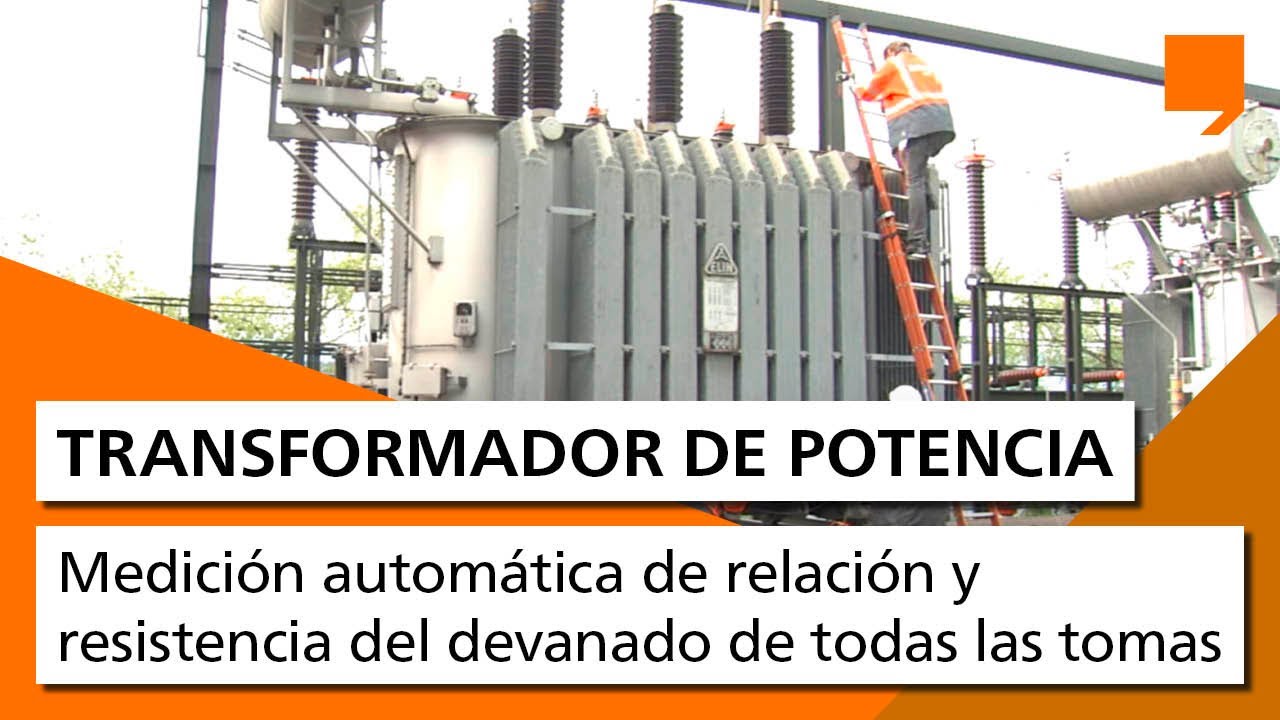 Medición automática de relación y resistencia del devanado de todas las tomas y todas las fases