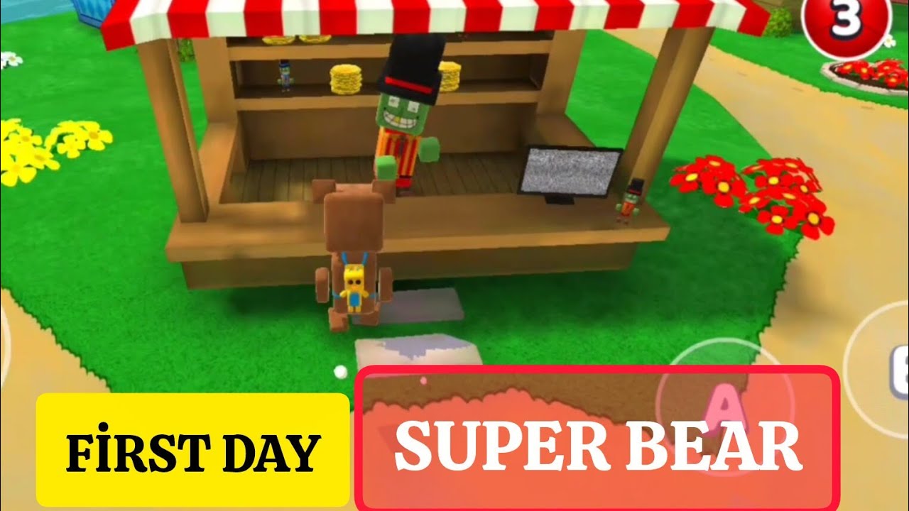 SUPER BEAR ADVENTURE | MY FIRST DAY IN THIS GAME