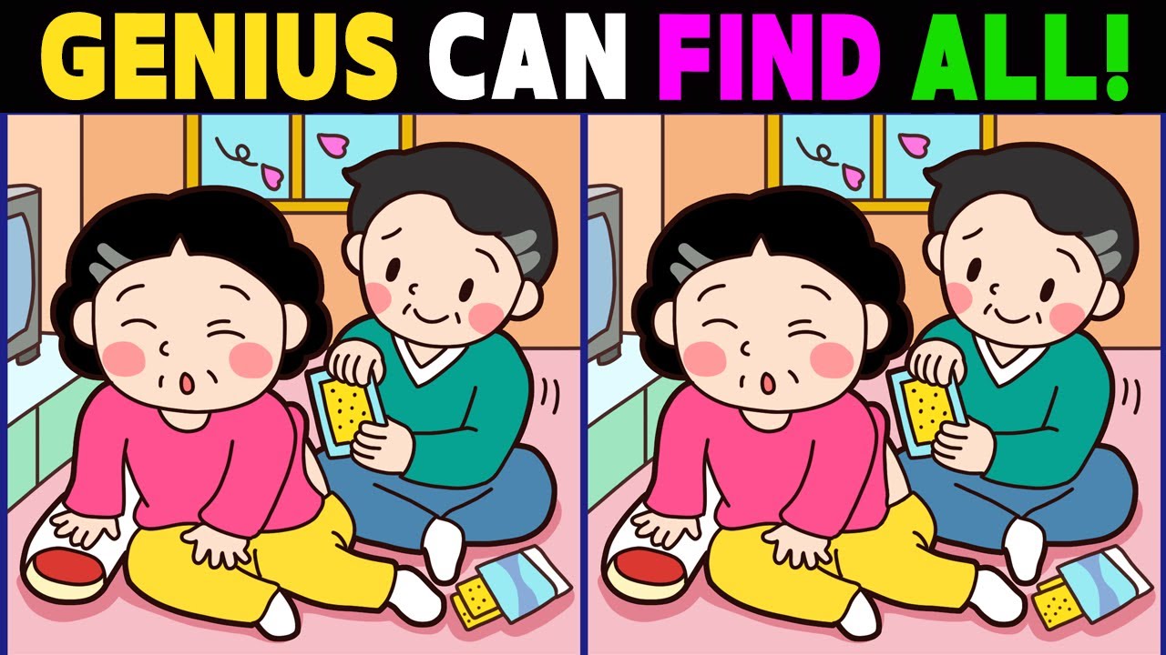 Spot The Difference : Can You Find Them All? Find The Difference 【😀Normal】 #1057