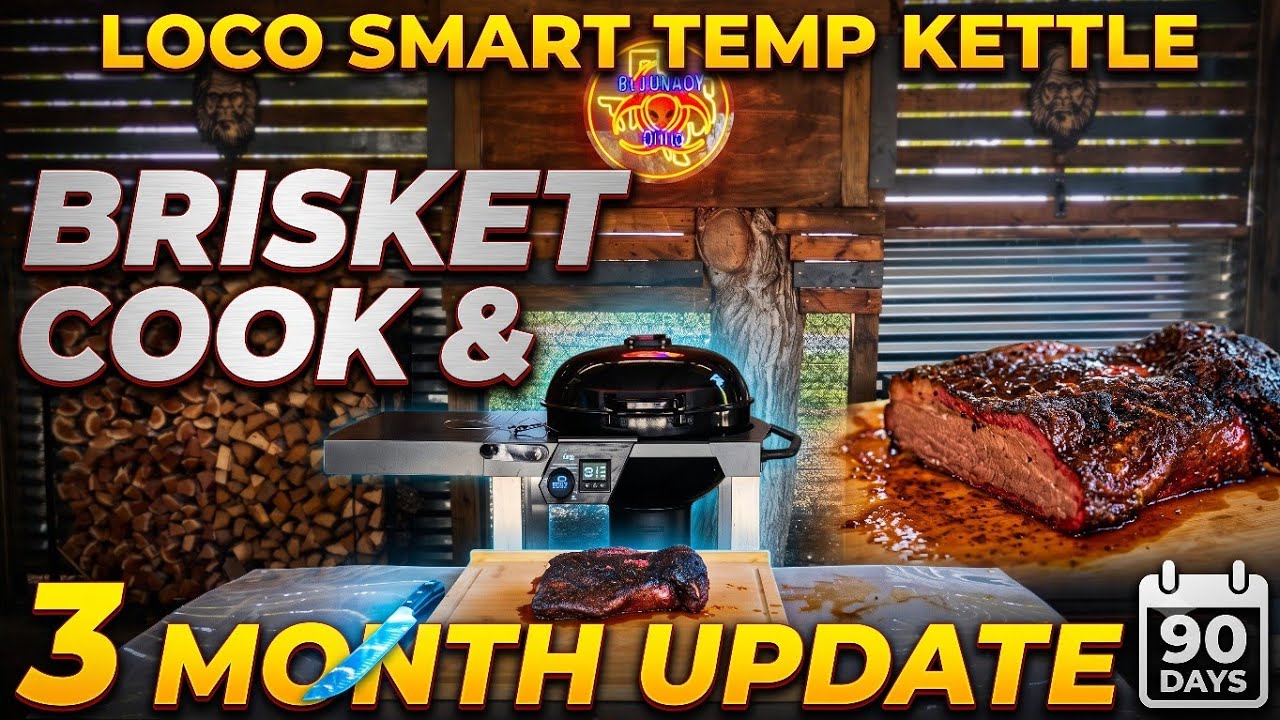 LoCo Smart Temp Kettle &mdash; обзор спустя 3 месяца #locokettle #угольныйгриль #брискет #барбекю