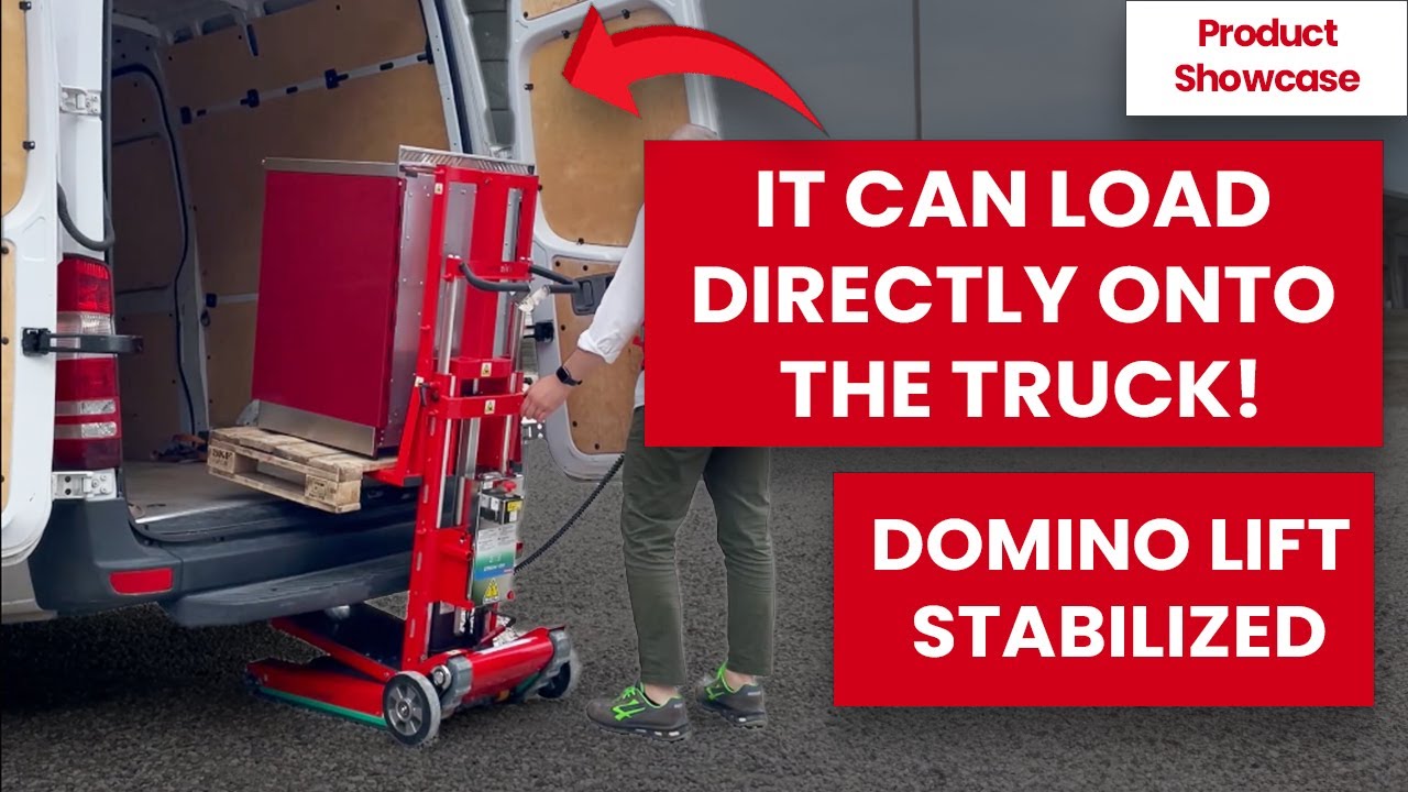 Loading and Unloading a Stove with Domino Lift Stabilized