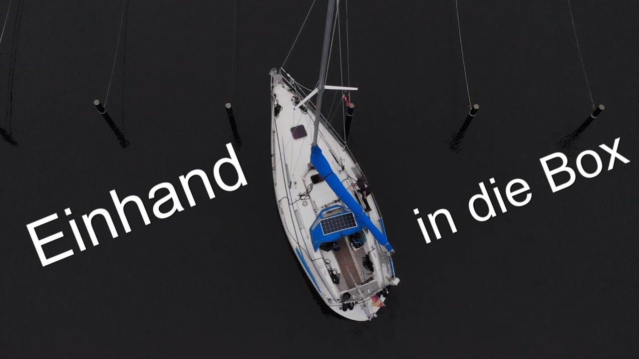Einhandsegeln, anlegen in der Box super einfach! How to dock single handed,  easy like this!
