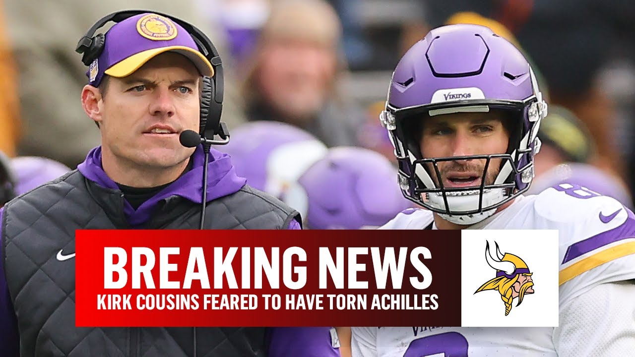 Vikings fear ACHILLES injury for KIRK COUSINS | Breaking News | CBS Sports