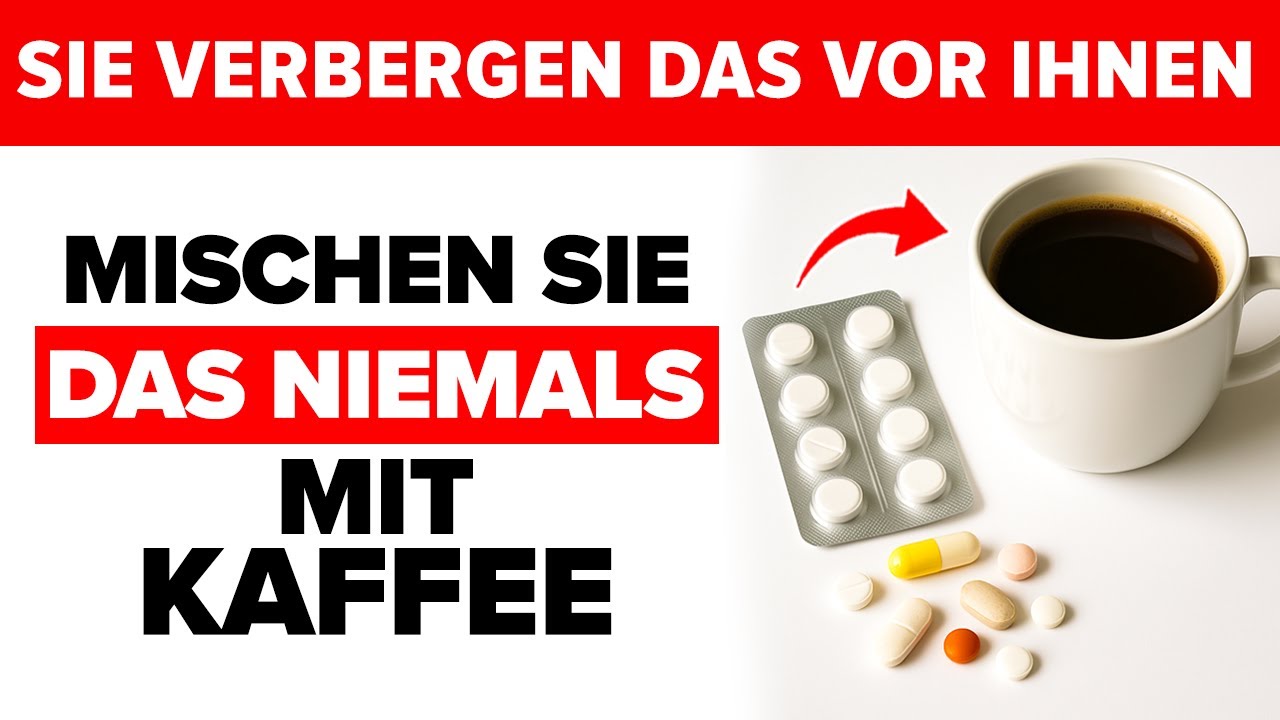 Diese 5 Medikamente NIE mit Kaffee nehmen – Lebensgefahr ab 55!