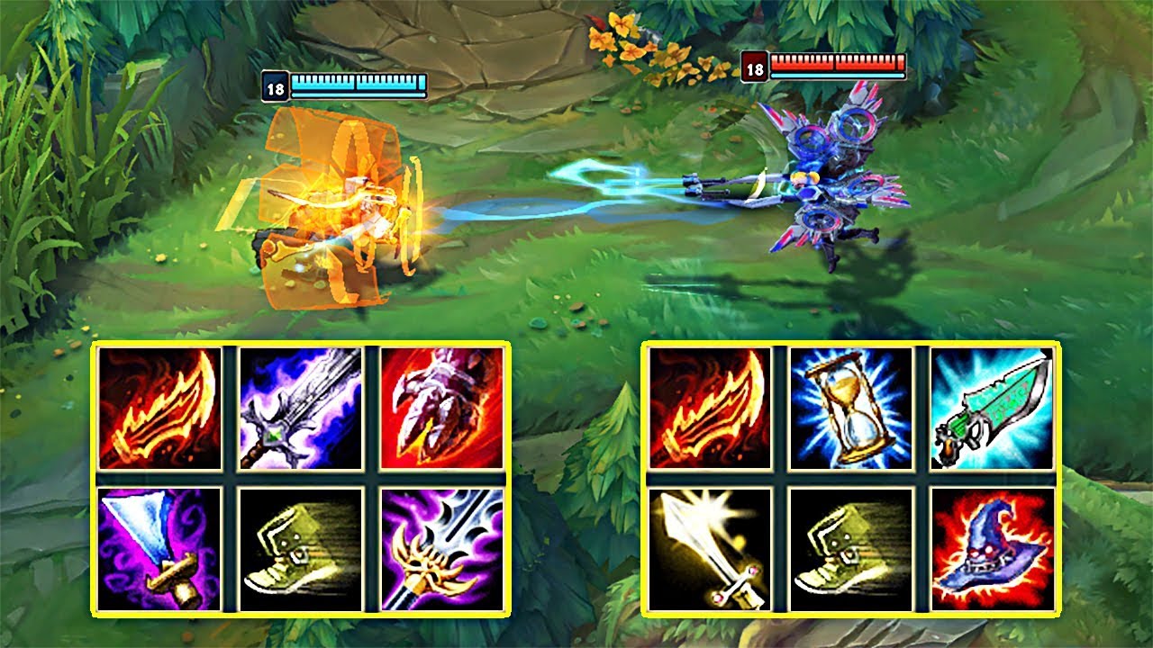 MASTER YI vs KAYLE 1v1 FIGHTS | League of Legends