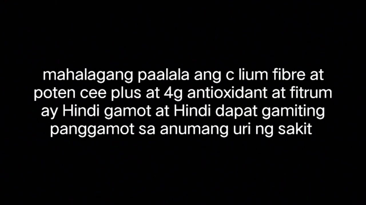 c lium fibre at poten cee pIus at 4g antioxidant at fitrum commercial TVC
