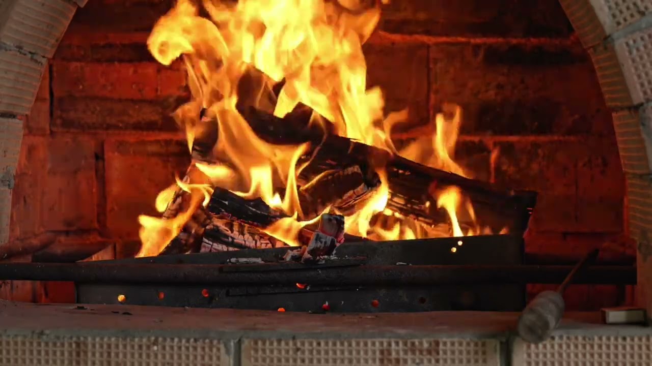 Crackling Fireplace at Night 🔥 6 Hours for Deep Sleep & Stress Relief