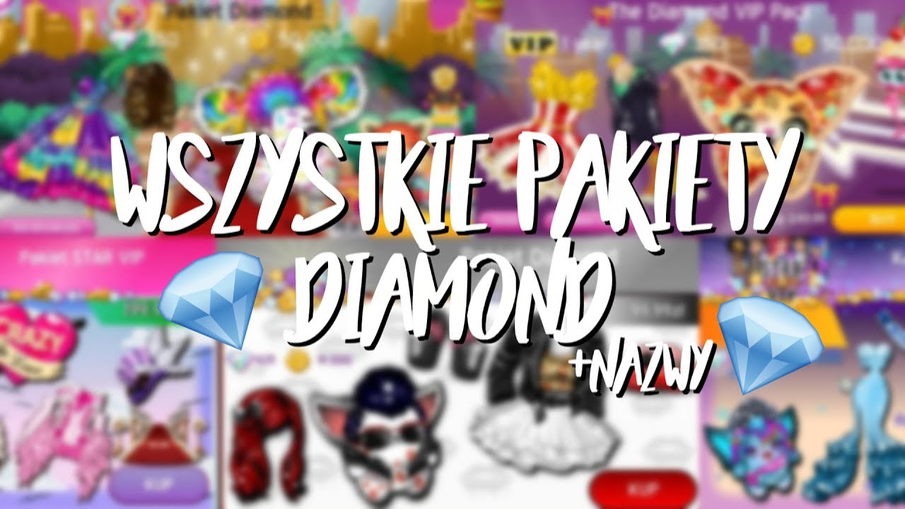 WSZYSTKIE PAKIETY DIAMOND + NAZWY ♥