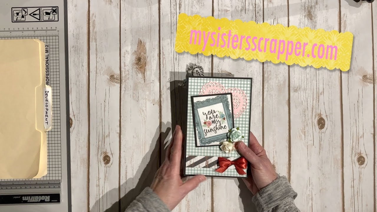 Welcome Spring File Folder Tutorial