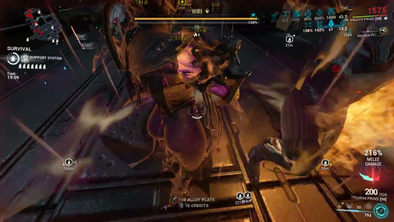 Warframe Naramon Tauron Strike Acolyte ONE-SHOT