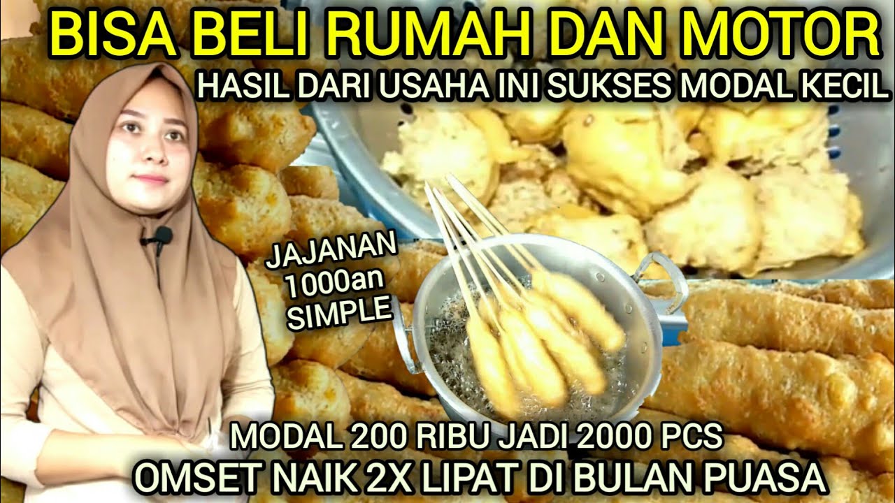 ide usaha 2023 ! OMSET NAIK 2X LIPAT Di BULAN PUASA BOS CANTIK SUKSES USAHA MODAL KECIL DI KAKI LIMA