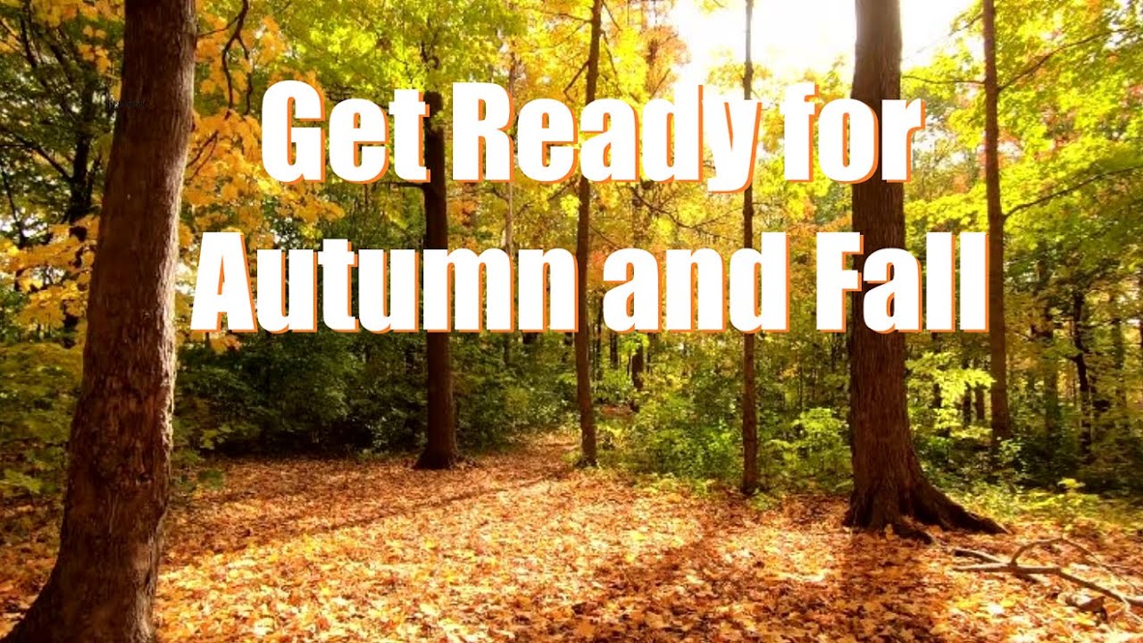 Get Ready for Autumn and Fall