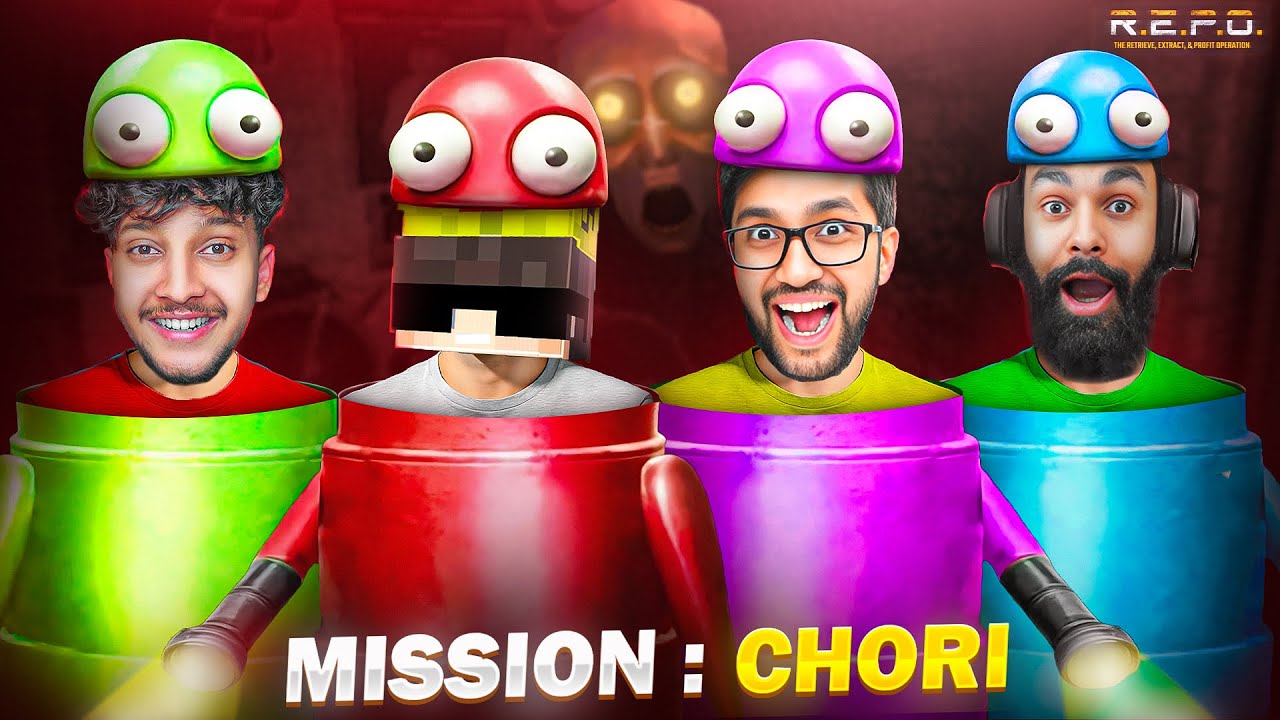 We Played R.E.P.O For the First Time! @DattraxGaming @ChapatiHindustaniGamer @KhatarnakIshan
