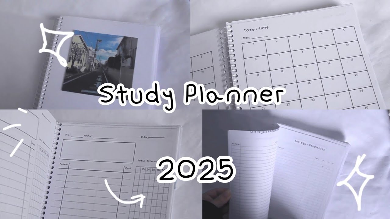 📝;; - Study Planner 2025 completo IMPRIMIBLE ⭐✨