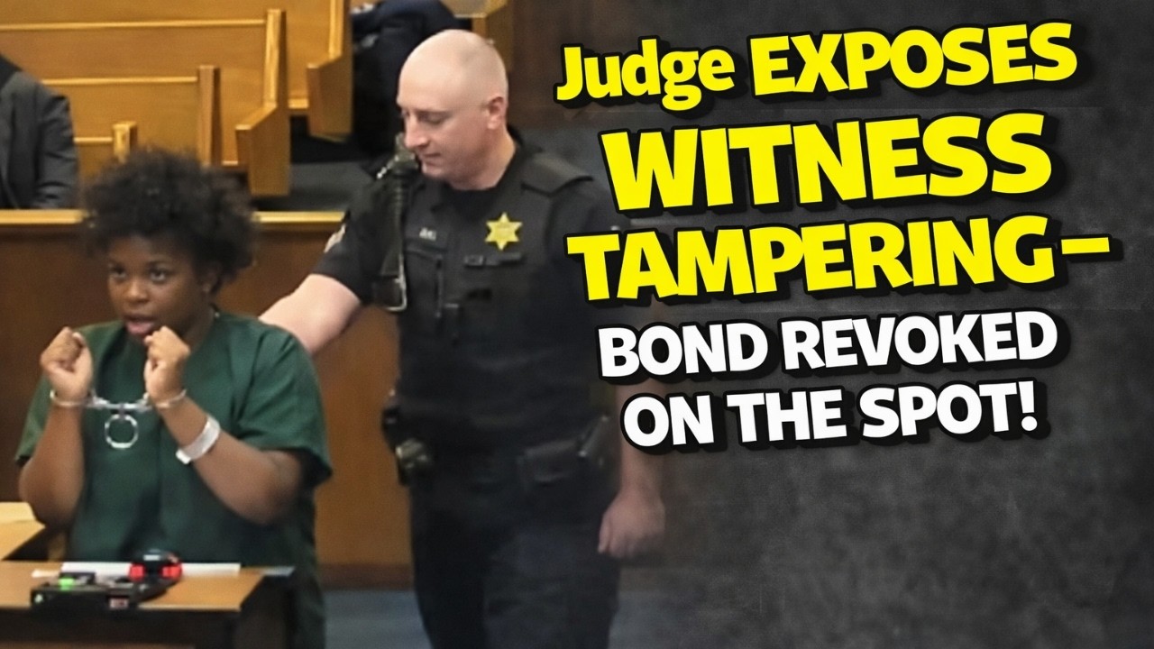 Judge EXPOSES Witness Tampering — Bond Revoked on the Spot!
