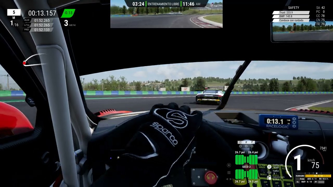 Assetto Corsa Competizione. Porsche 991 Hungaroring