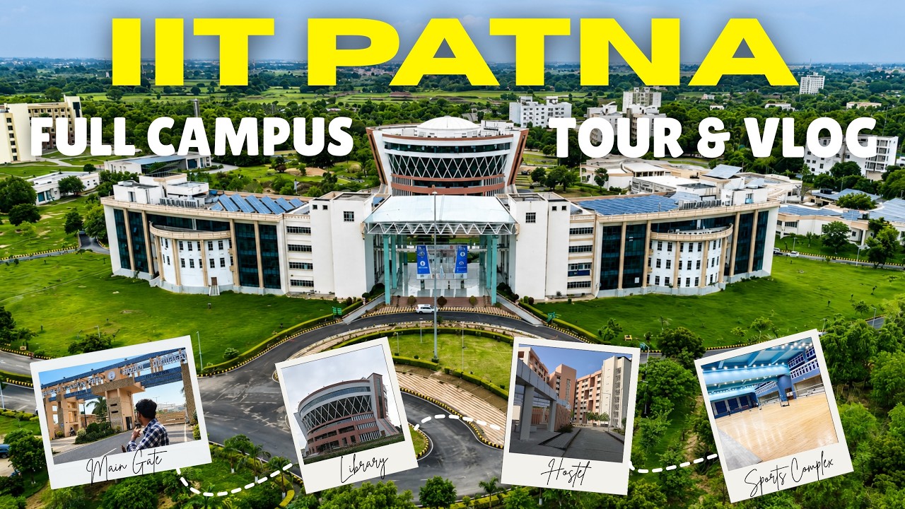 IIT Patna Vlog | Complete Campus Tour | Hostel Rooms, Library, College Life, Fun #iitpatna #iit