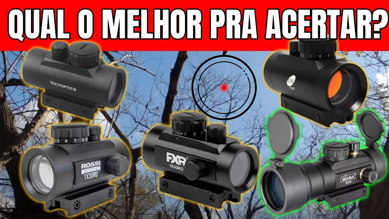 5 Melhores RED DOT bons e baratos para acertar as mangas!