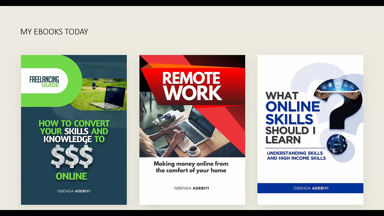 Digital Products Webinar (How to CREATE and SELL your Courses, ebooks etc)