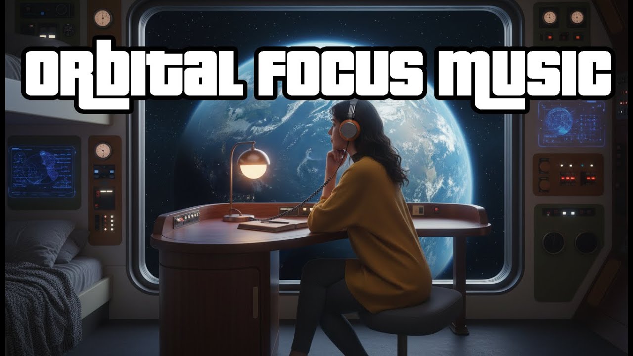 Drifting Above Earth 🌍 Ambient Sci-Fi Focus Music for Deep Work & Study (90 Minutes)