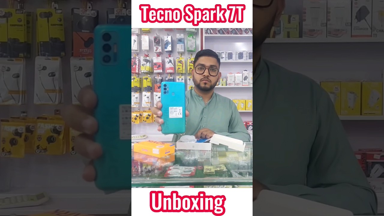 Tecno Spark 7t Unboxing | MediaTek Helio G35, 6000mAh, 48MP Camera | #tecno #spark7t #unboxing