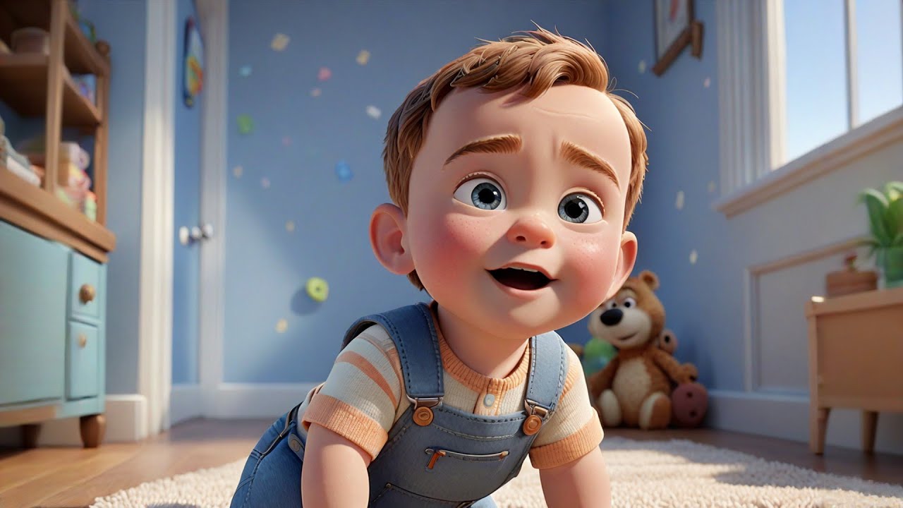 Baby Leo Blows a Kiss | Sweet and Gentle Song for Kids | Nursery Rhymes and Learning Songs