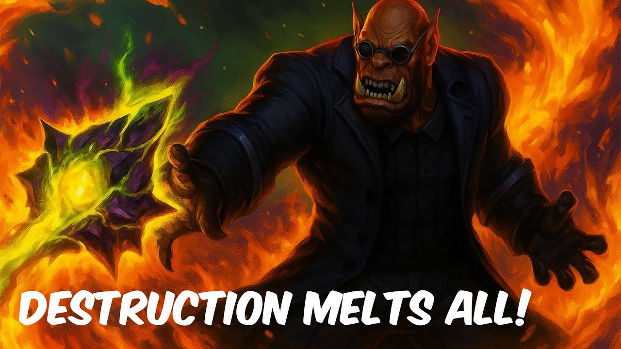 Разрушение всё плавит! - Разрушение Чернокнижник ПвП Война Внутри 11.2