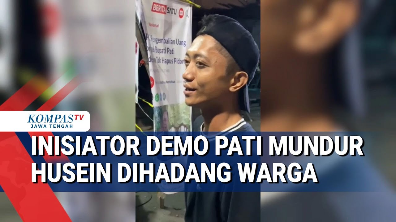 Inisiator Demo Pati Mundur Husein Dihadang Warga