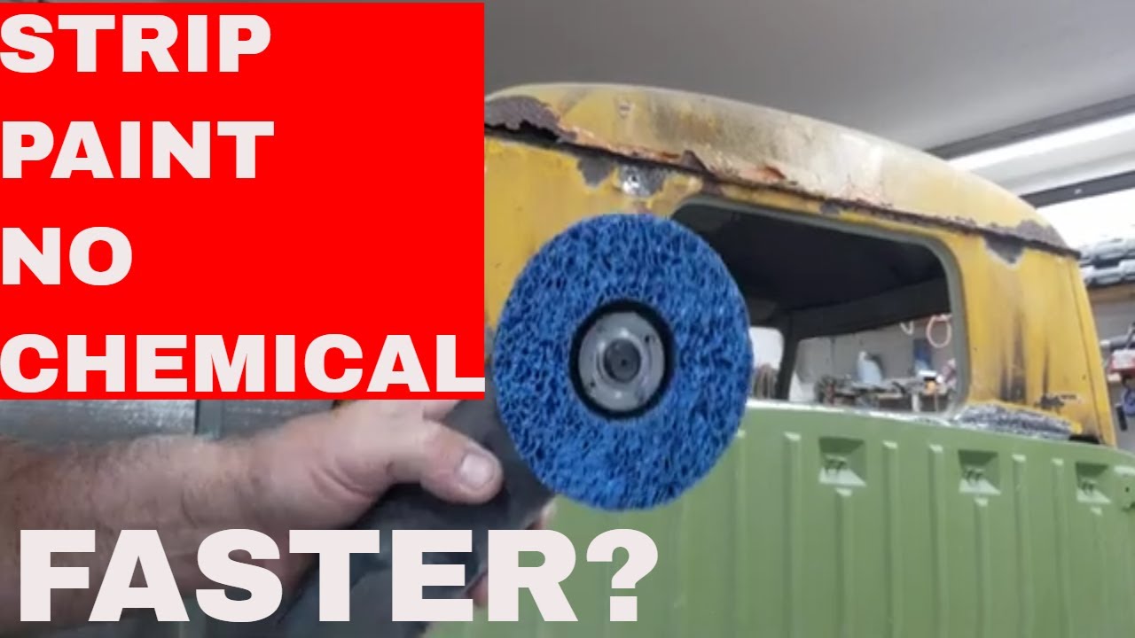 Paint stripping with paint stripping wheel does it work?