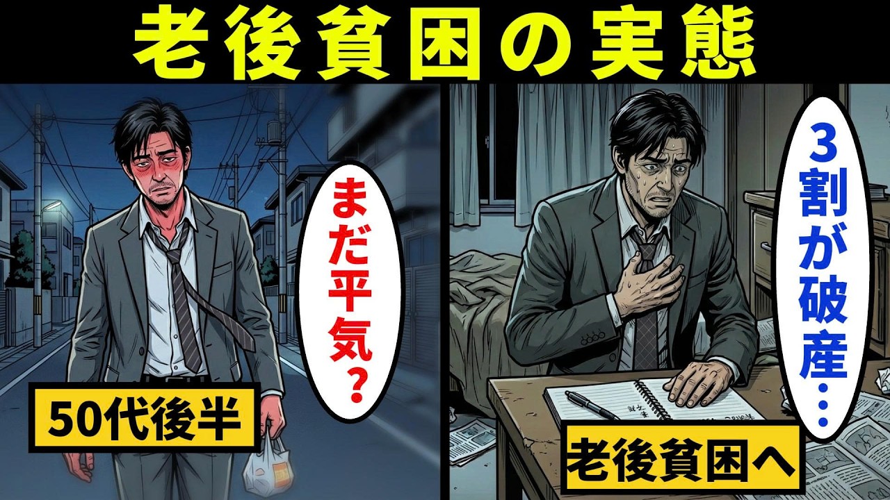 【漫画】気づかないうちに老後貧困へ…50代後半の危険すぎるお金の使い方。日本人の約3割が同じ末路【メンタル闇ネタ】