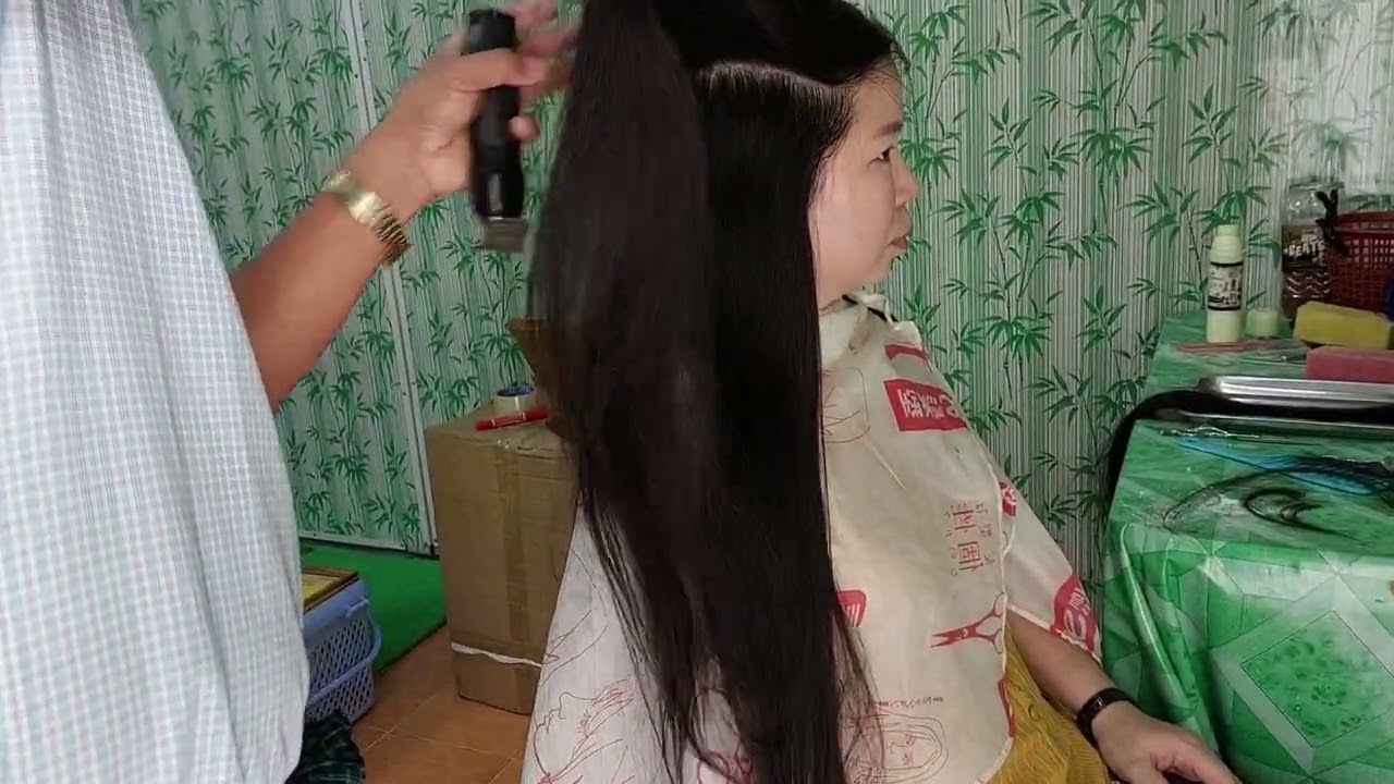 Myanmar Golden hair donation